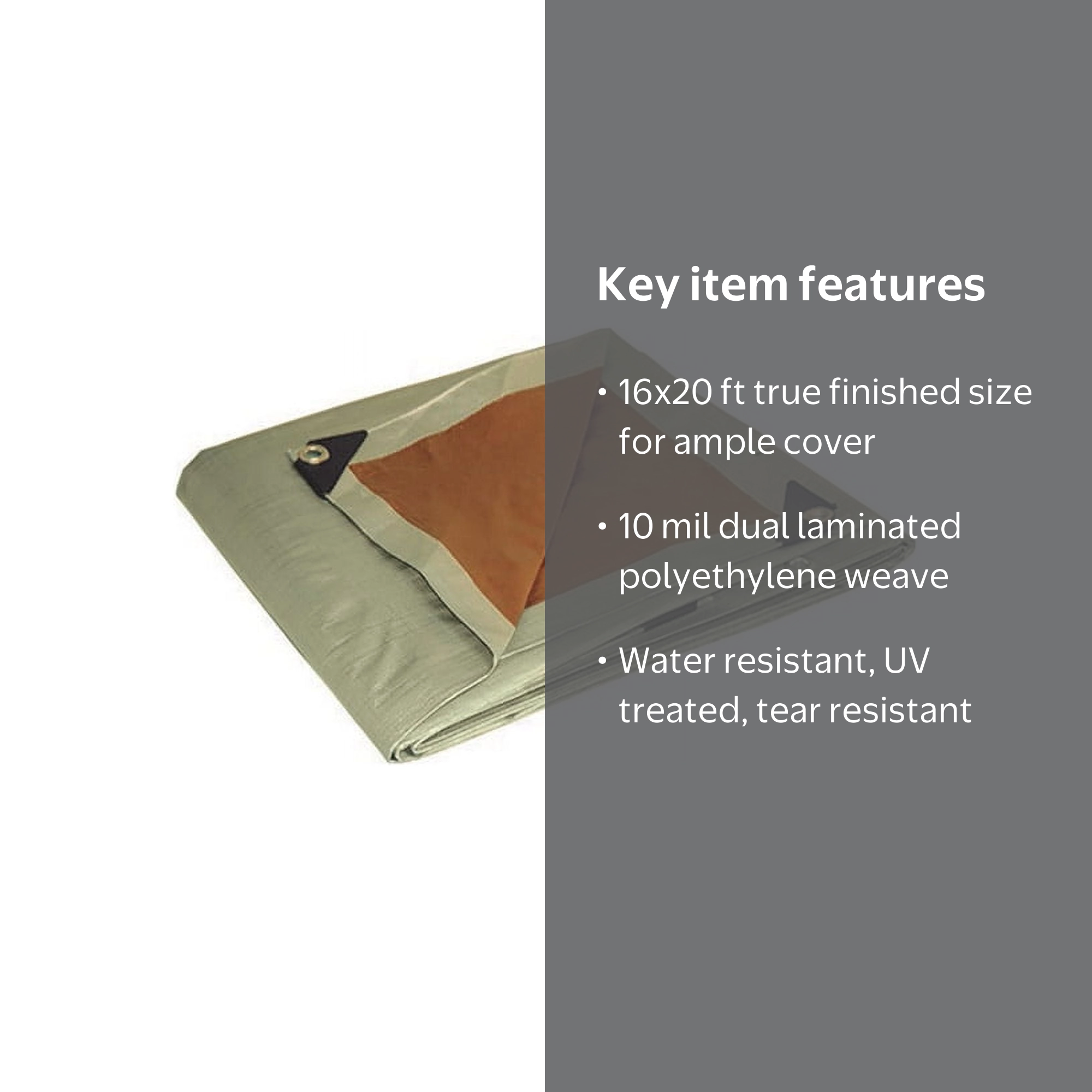 Foremost Dry Top 16 ft. x 20 ft. Heavy Duty Polyethylene