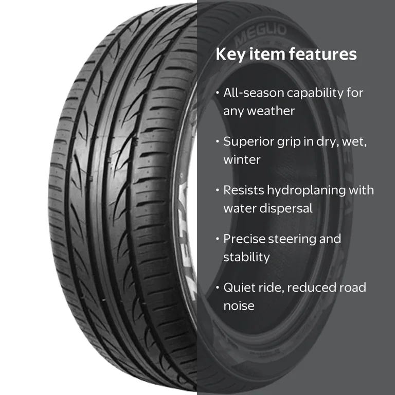 ZETA Meglio 225/55R18 102W XL, All Season High Performance Tire
