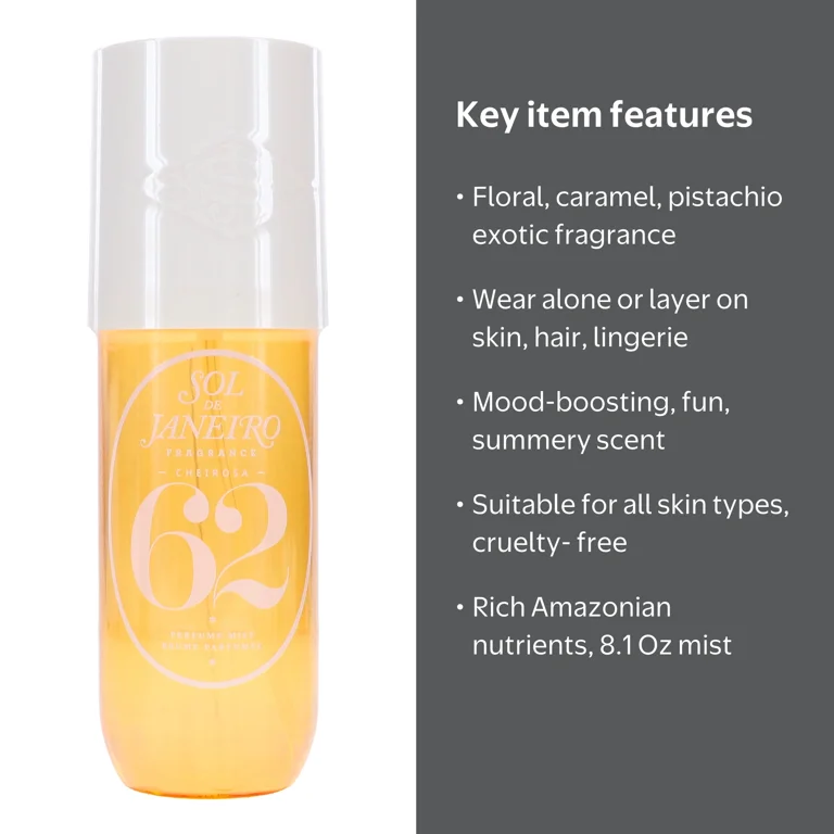 Sol de Janeiro Brazilian Crush Unisex Body Fragrance Mist - 8.1 oz