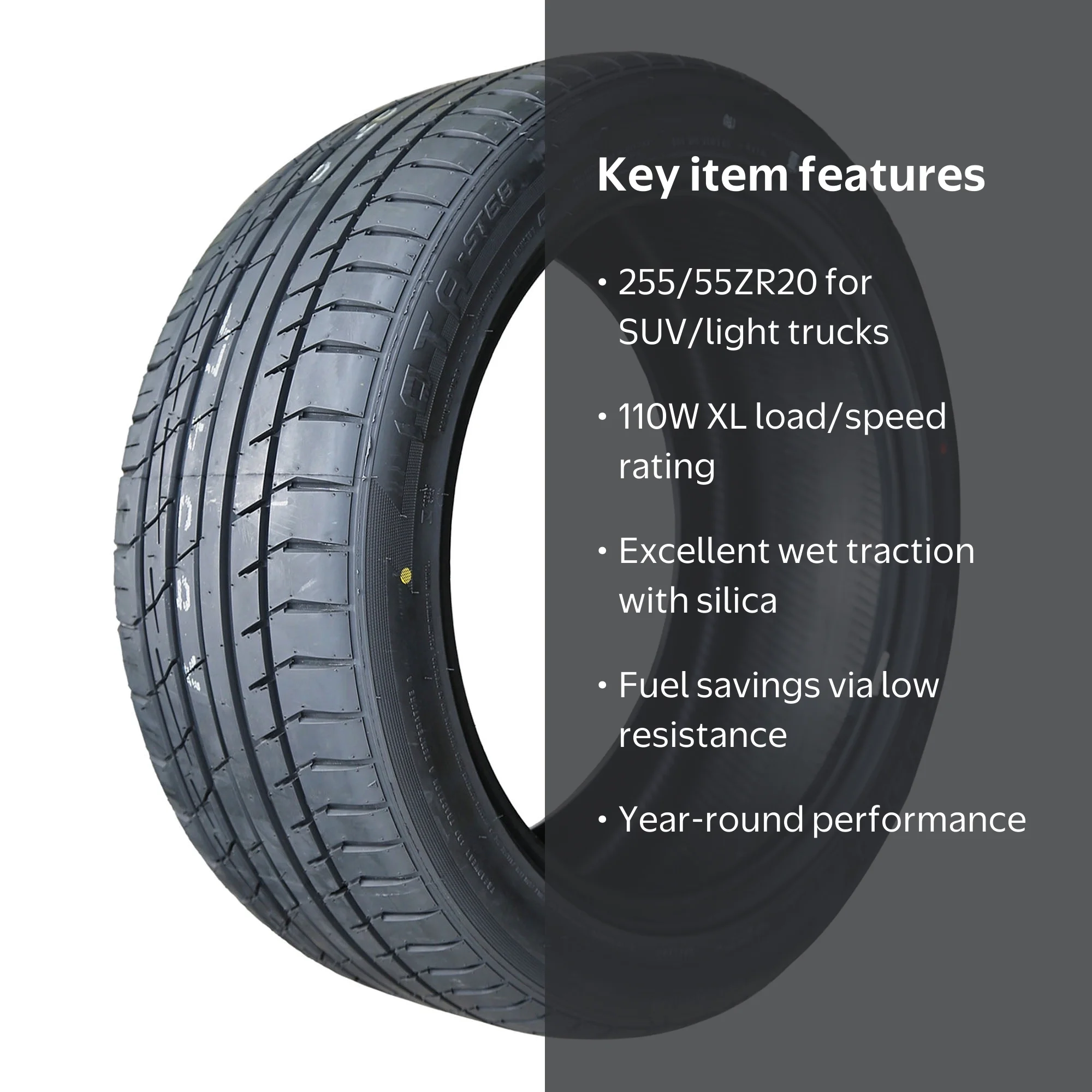 Eri Accelera Iota ST68 All Season 255/55ZR20 110W XL Passenger Tire