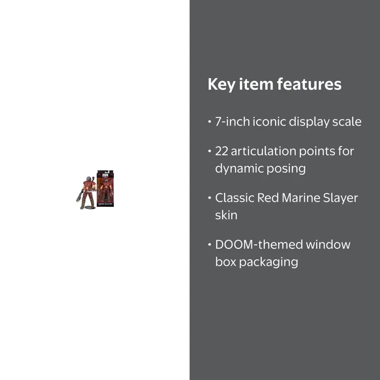 Doom Slayer Classic Marine w/Red Skin (Doom) 7