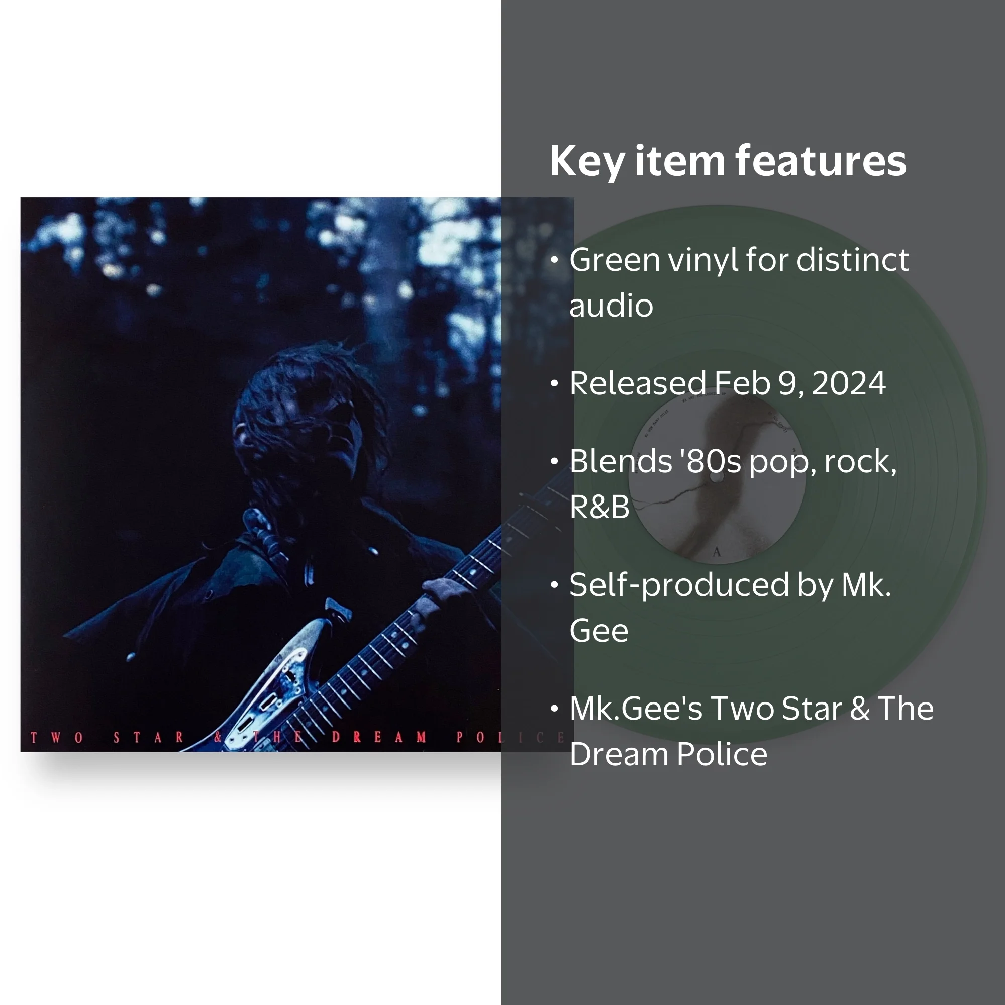 Mk.Gee - Two Star & the Dream Police - Green Vinyl - Music