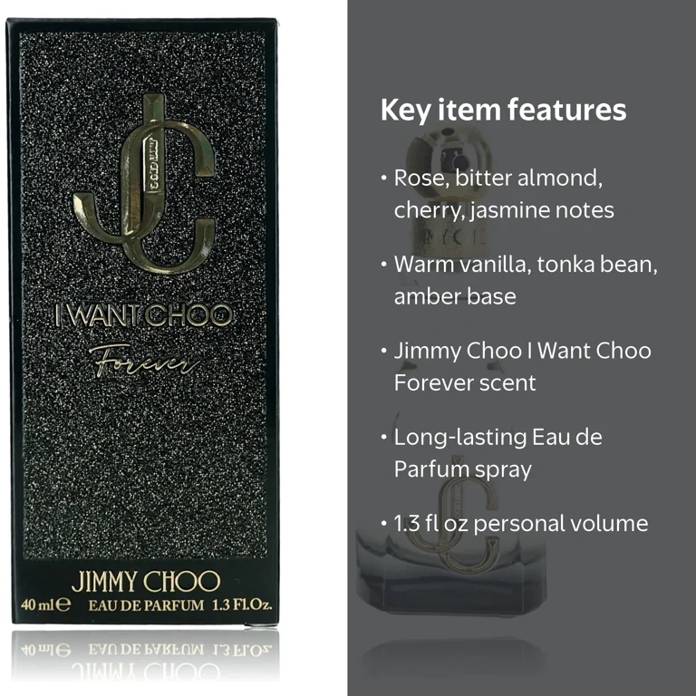 Jimmy Choo I Want Choo Forever Eau de Parfum Spray, Floral Scent
