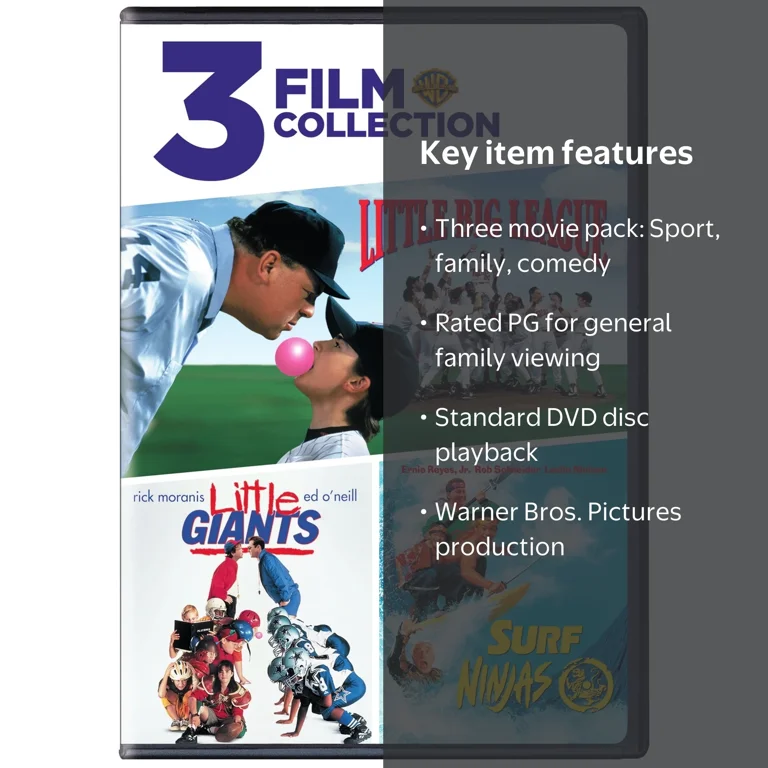 SDS, 3 Film Kids Sports Collection: Little Big League, Little