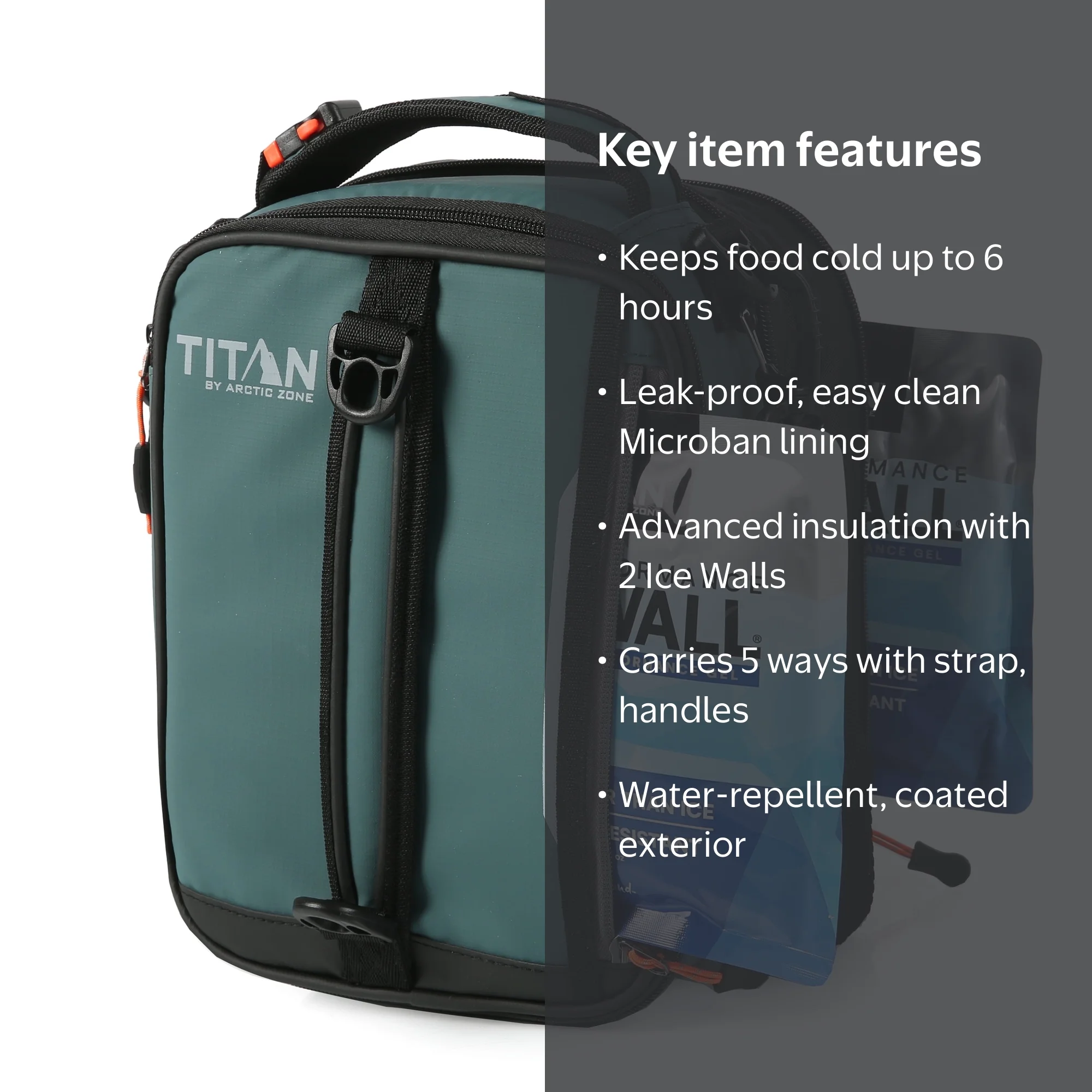 Titan by Arctic Zone Fridge Cold Insulated Expandable Lunch Bag