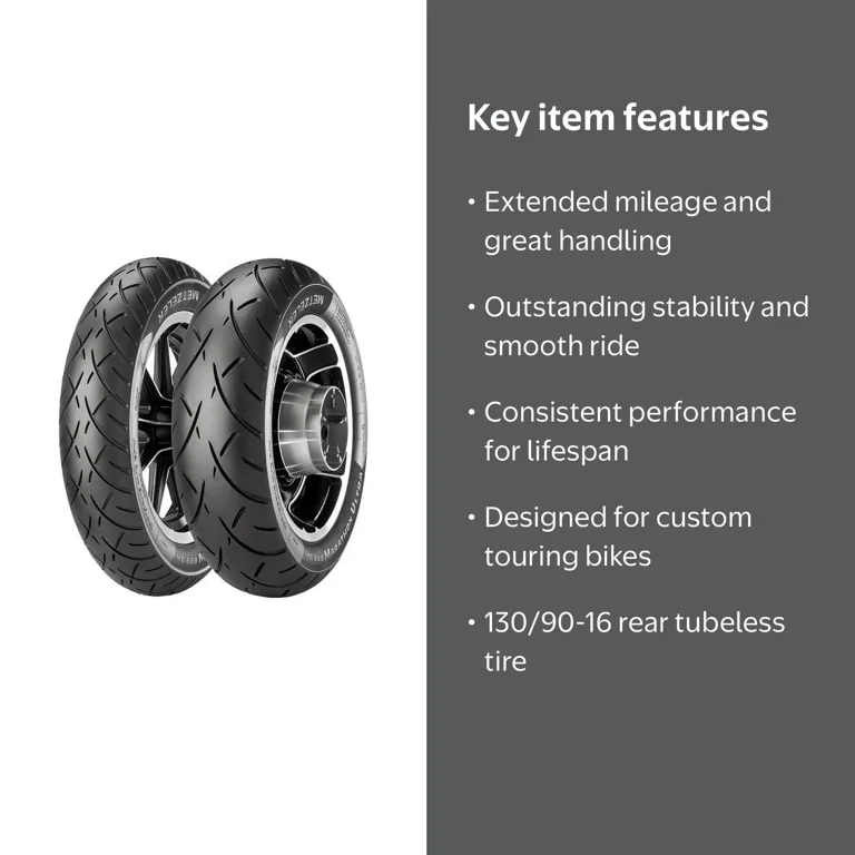 Metzeler ME 888 Marathon Ultra Rear Motorcycle Tires, 130/90-16