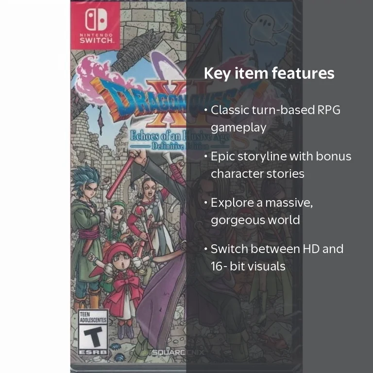 Dragon Quest XI S: Echoes of an Elusive Age - Nintendo Switch
