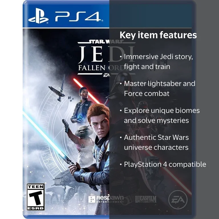 Electronic Arts, Star Wars Jedi: Fallen Order, Black, PlayStation