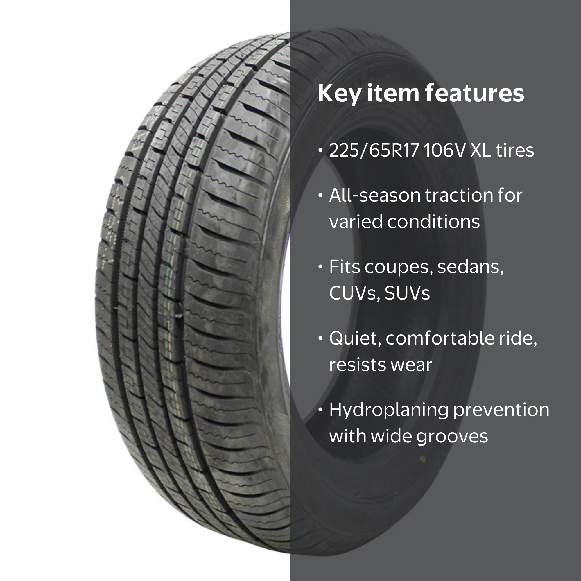 Vercelli Strada I All-Season, SUV/Crossover, 225/65R17 106V XL
