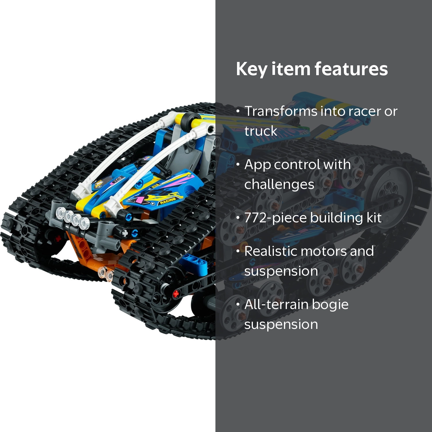 LEGO, Technic App-Controlled Transformation Vehicle, 42140, 772