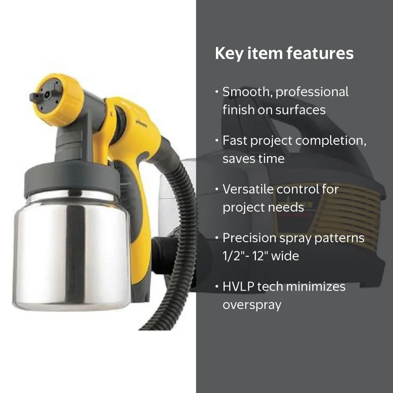 Wagner Spraytech, Control Spray Max, HVLP Paint Sprayer, Yellow
