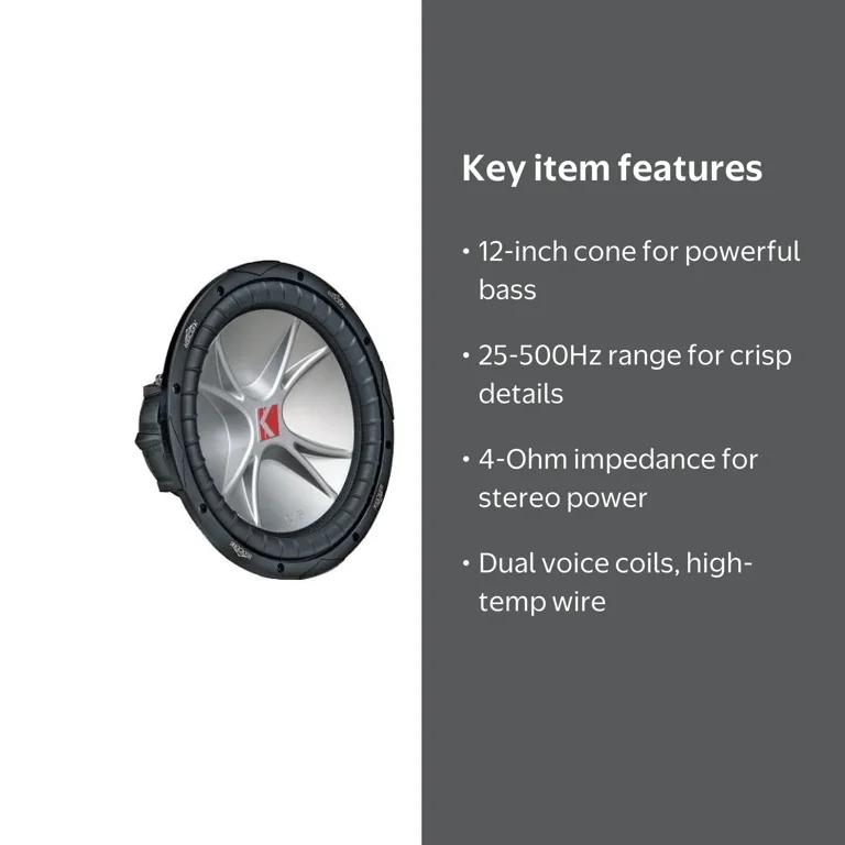Kicker CVR12 Woofer - Walmart.com
