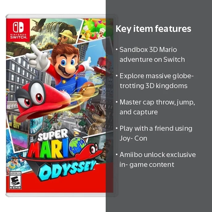 Super Mario Odyssey - Nintendo Switch - Walmart.com