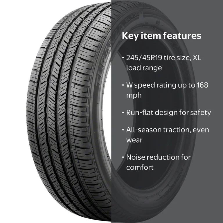 Bridgestone Turanza EL450 RFT All Season 245/45R19 102V XL