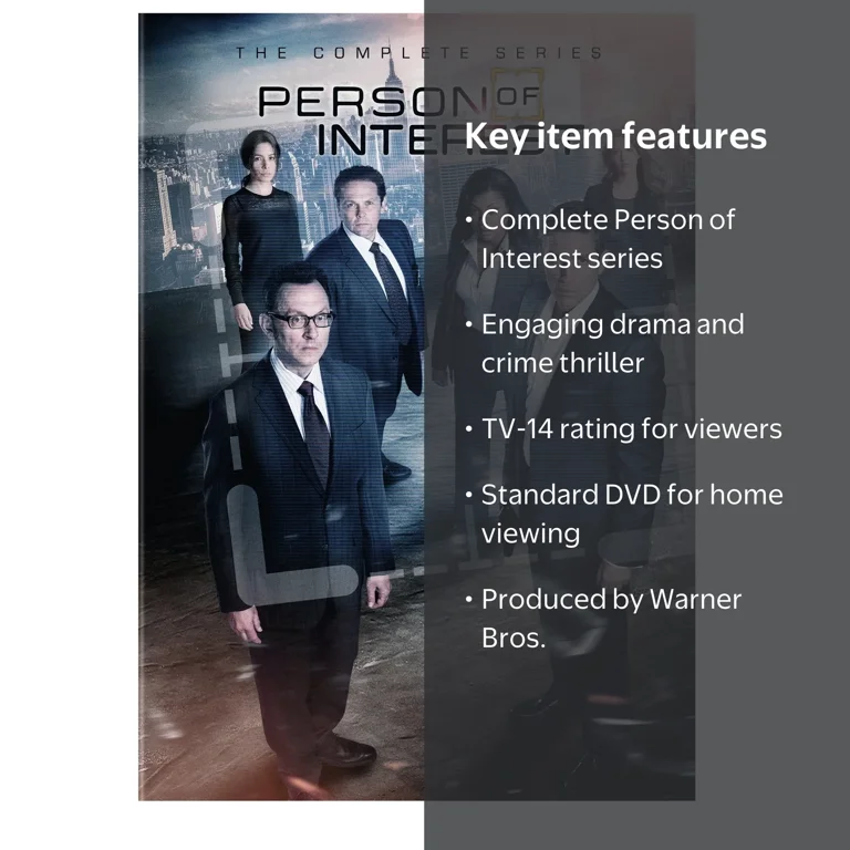Person of Interest: Complete Seasons 1-5 Box Set DVD, Warner Home