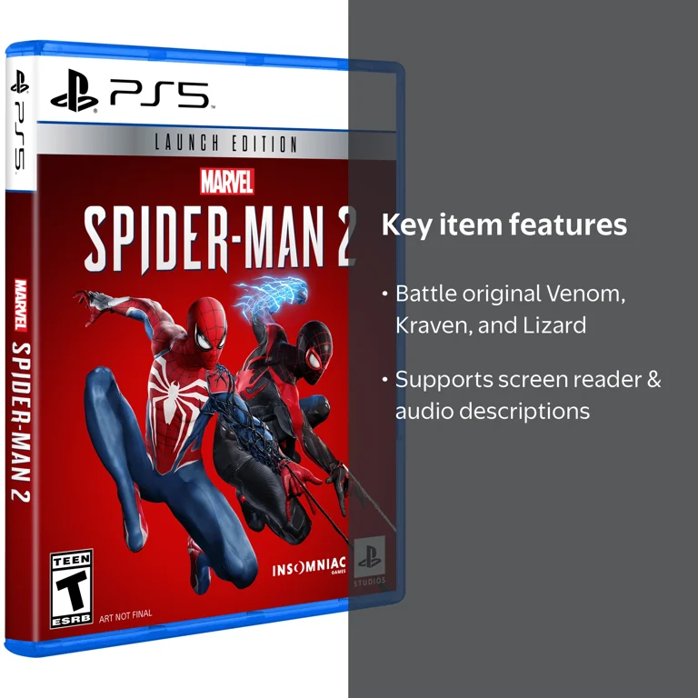 PlayStation Marvel's Spider-Man 2 Launch Edition, Includes