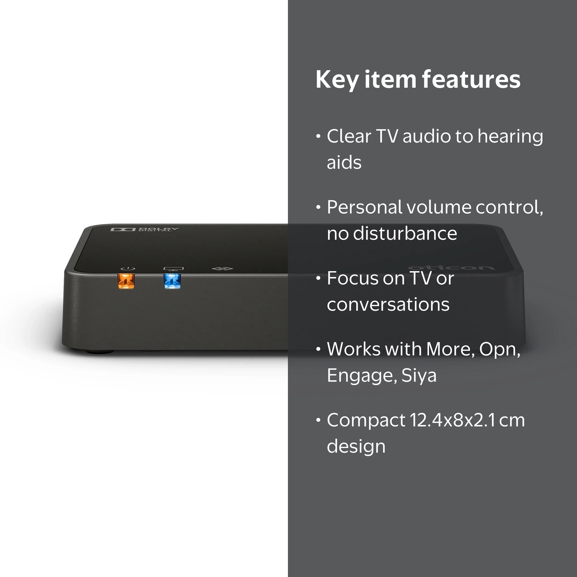 Oticon Bluetooth TV Adapter 3.0 - Wireless, Easy to Use - Walmart.com