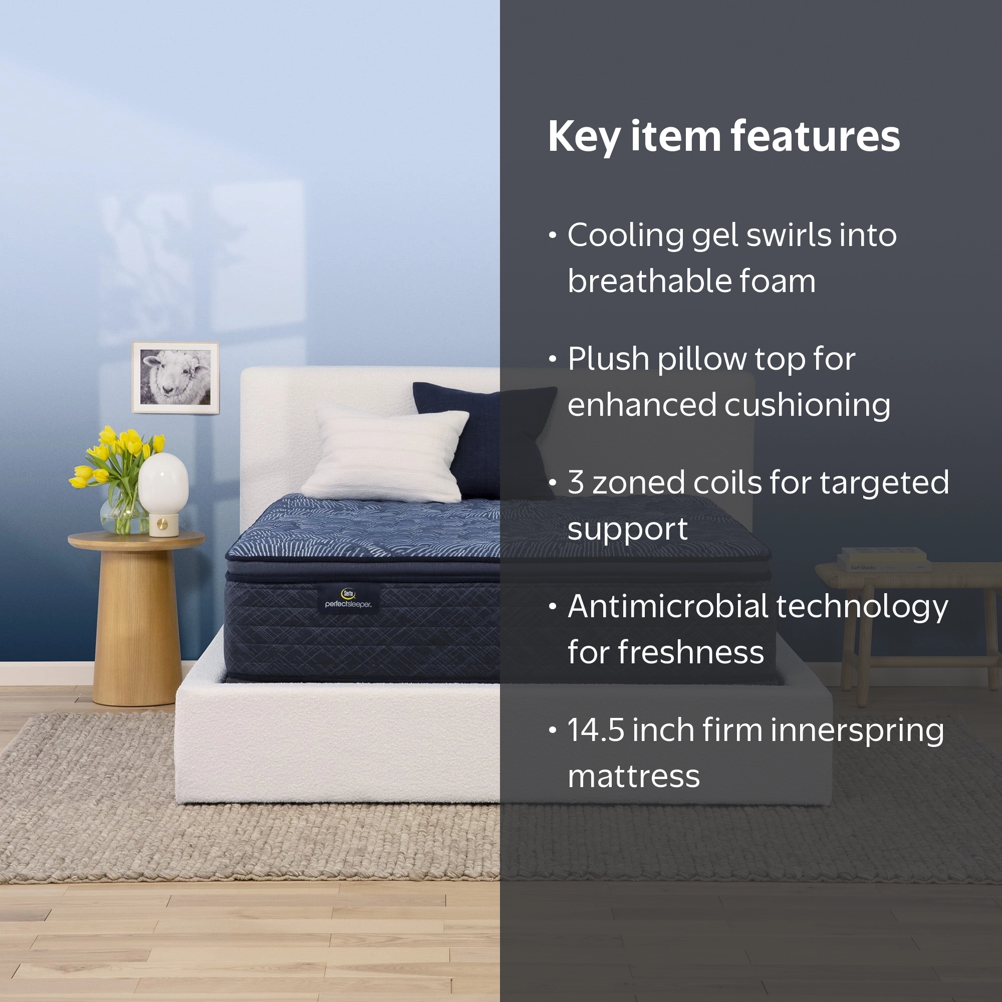 Serta, Twin Mattress, 14.5