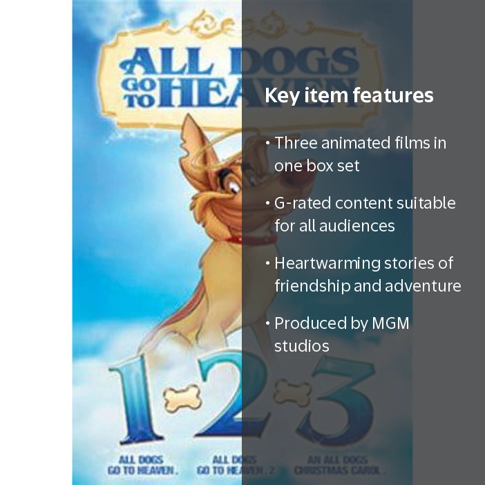 All Dogs Go to Heaven 1-3 (Box Set) [DVD] - Walmart.com