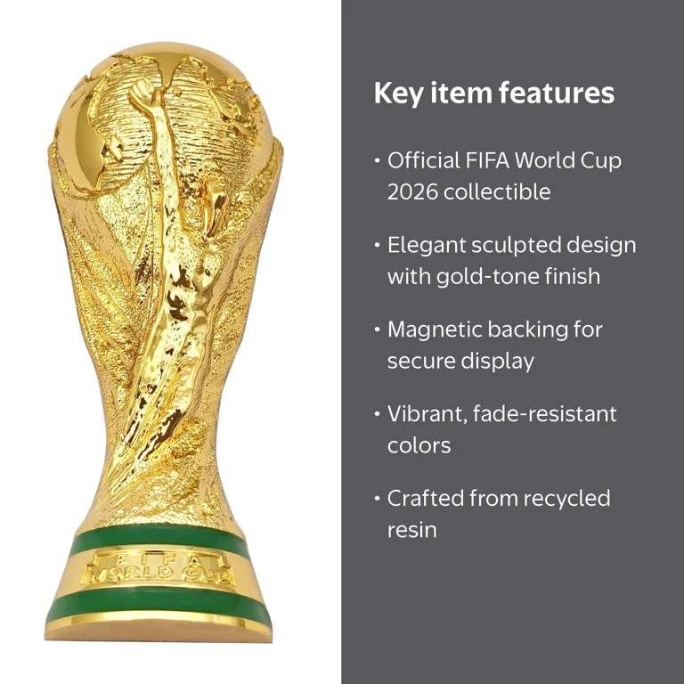FIFA World Cup 2026 Soccer Trophy Magnet - Walmart.com