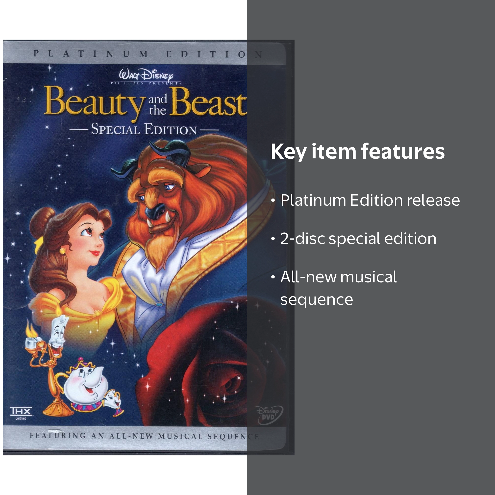 Beauty & the Beast (DVD) - Walmart.com