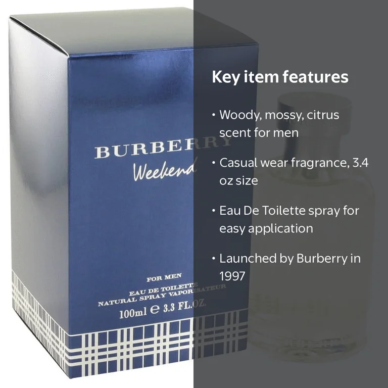 Burberry, Eau De Toilette Spray, 3.4 oz, Yellow, Masculine