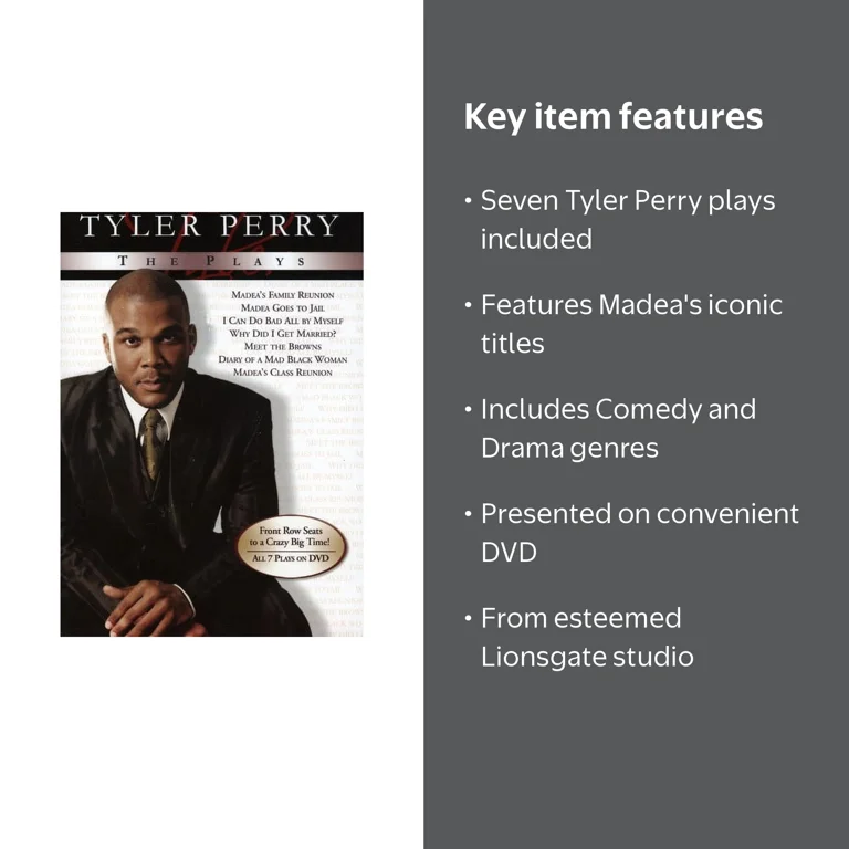 Lionsgate Tyler Perry Play Collection (Box Set) [DVD] - Walmart.com