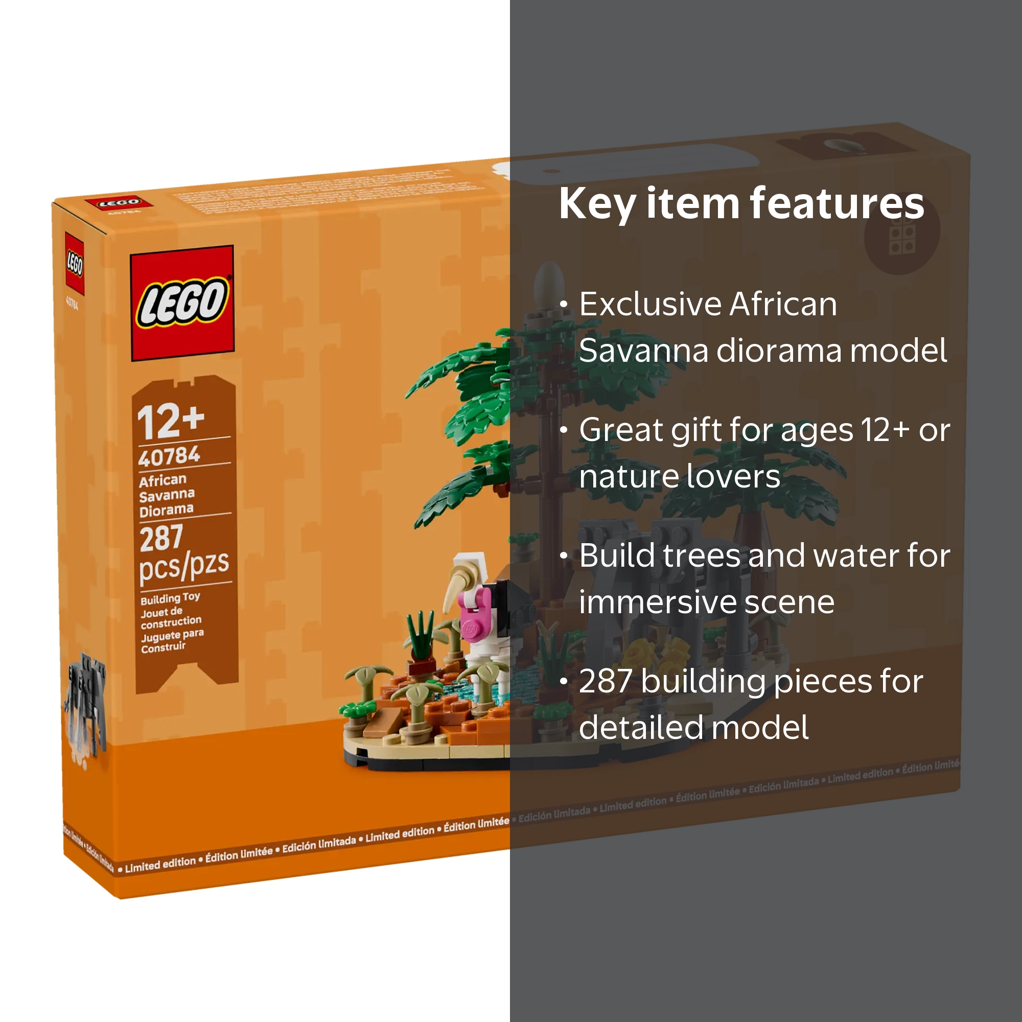 LEGO Exclusive Promotional African Savanna Diorama (40784) Gift