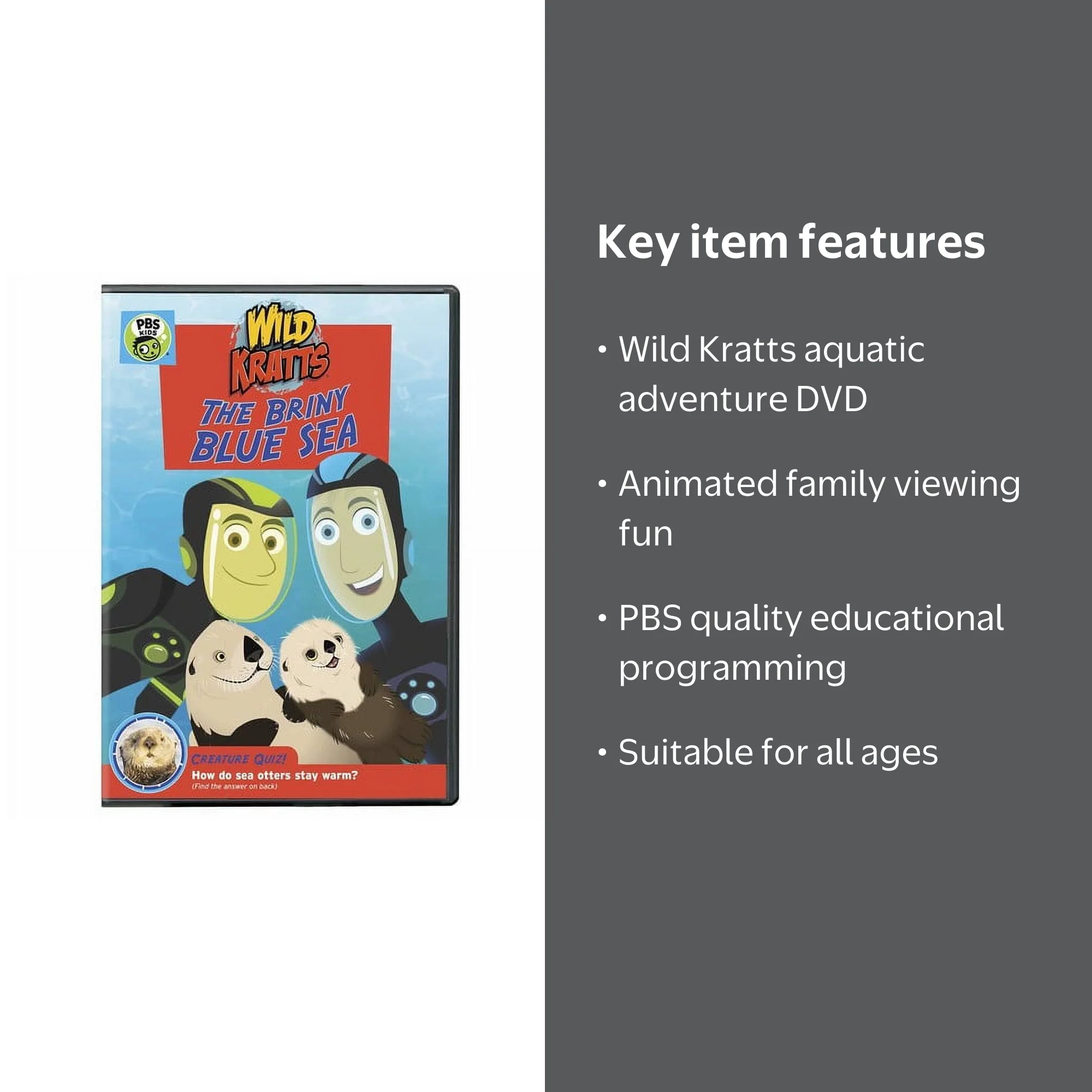 Wild Kratts: The Briney Blue Sea (DVD) - Walmart.com