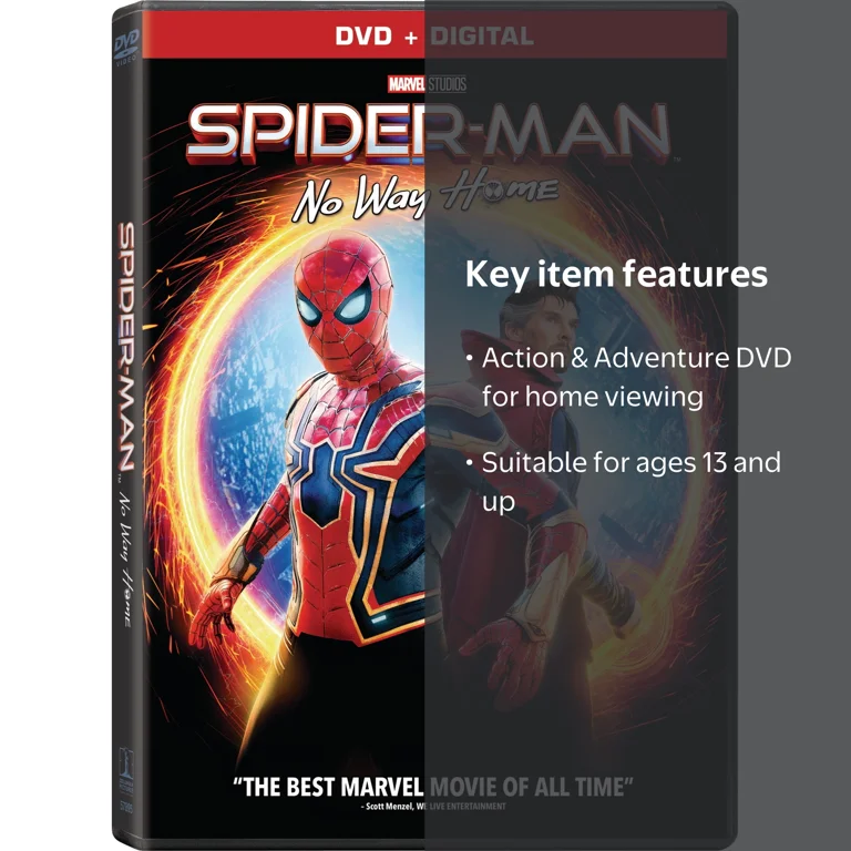 Sony, DVD, Spider-Man No Way Home PG-13 Action Adventure - Walmart.com