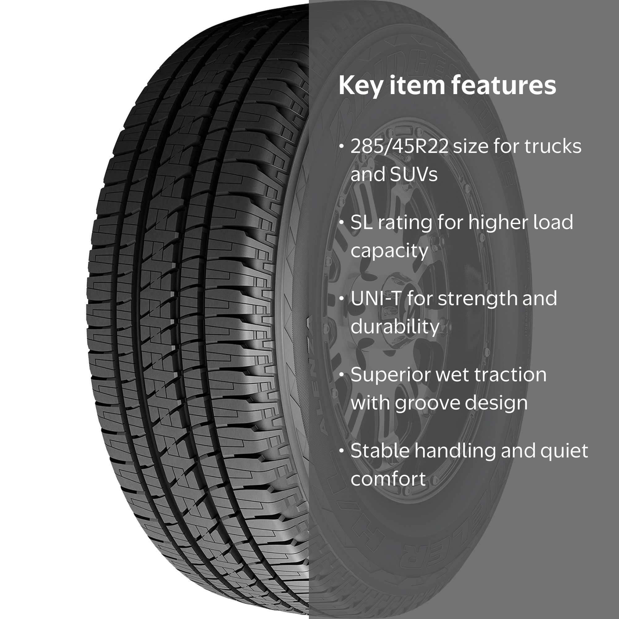 Bridgestone Dueler H/L Alenza All Season 285/45R22 110H SUV