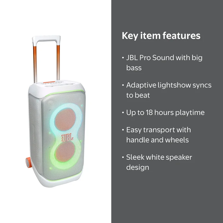 JBL PartyBox Stage 320, Portable Party Speaker, Pro Sound
