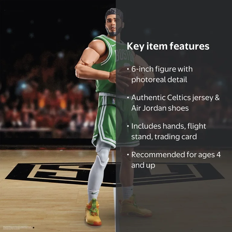 Hasbro Jayson Tatum Action Figure, Boston Celtics Icon Edition