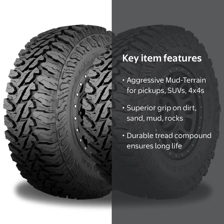 4 Yokohama Geolandar M/T G003 285/65R18 125Q Off-Road Load E Mud