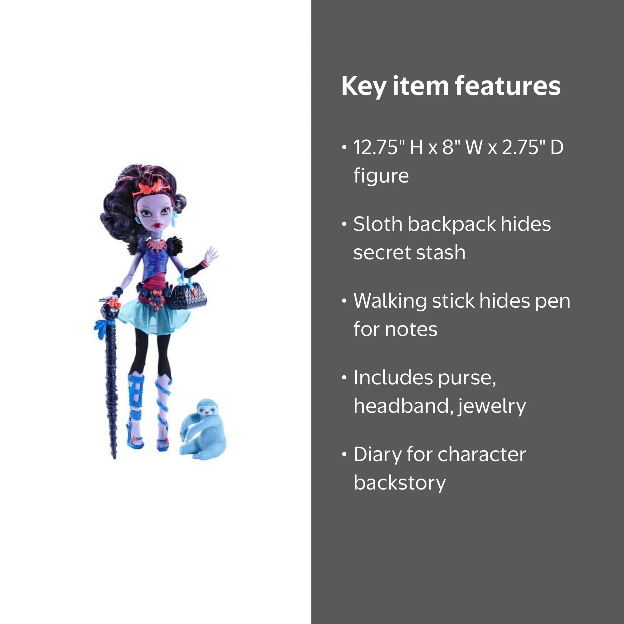 モンスターハイ( *´艸｀)ジェーン ブーリトル Monster High Jane Boolittle Doll - Walmart.com
