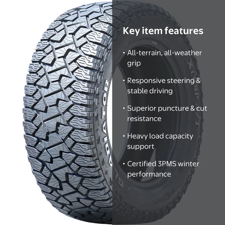 Gladiator, Light Truck Tire, 265/70R17, All Terrain All Weather
