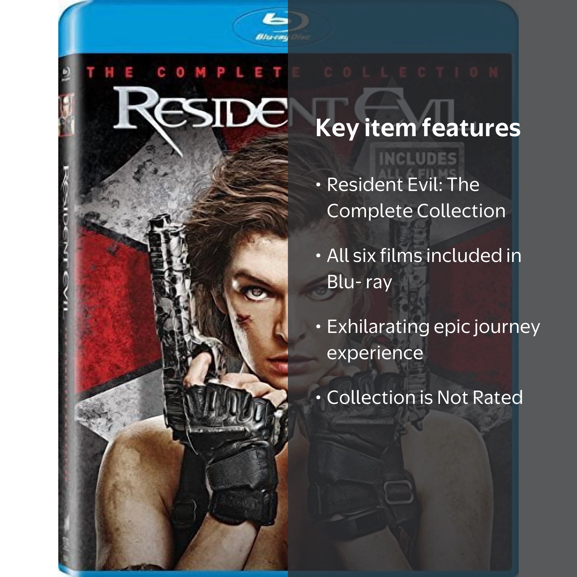 Sony Pictures Resident Evil Collection Blu-ray, All 6 Films