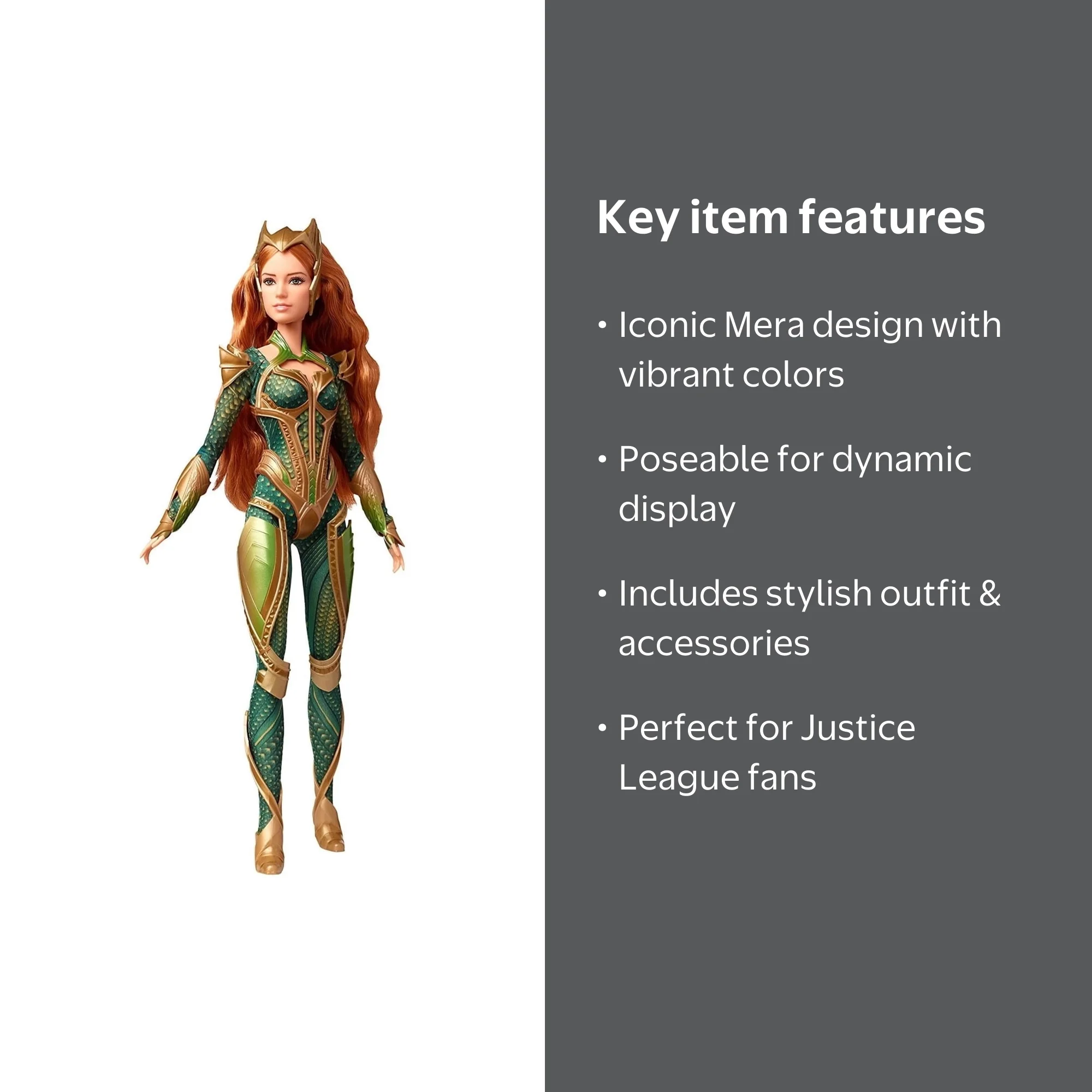 Mattel Barbie Signature Justice League Mera Doll - Walmart.com