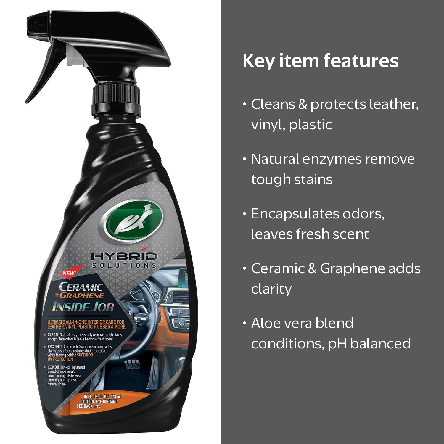 Turtle Wax, Hybrid Solutions Ceramic Graphene Inside Job, 16 fl oz