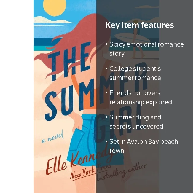 THE SUMMER GIRL by Elle Kennedy ペーパーバック Elle Kennedy, Paperback Book, The Summer Girl Avalon Bay Novel