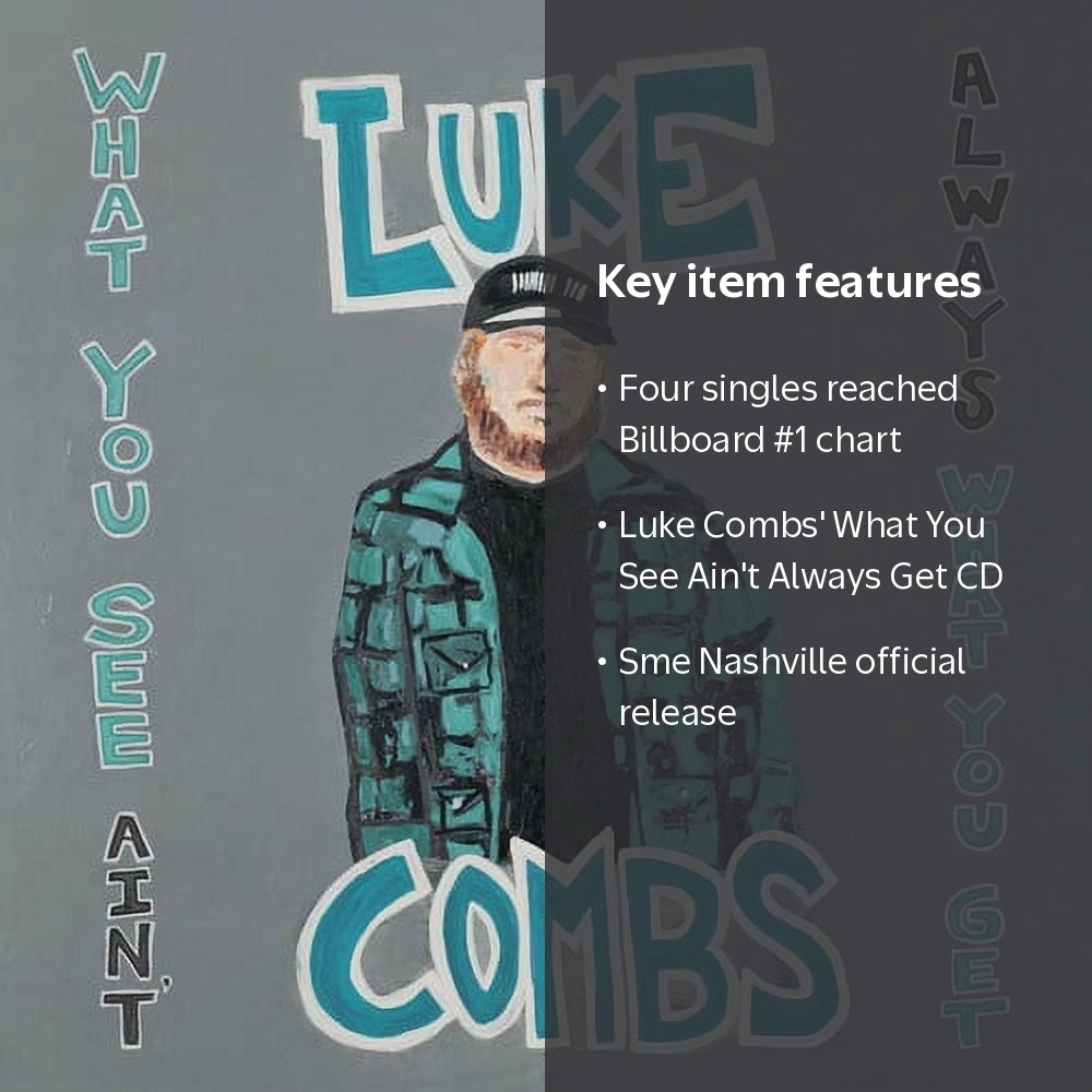 Luke Combs - What You See Ain't Always What You Get CD, Deluxe