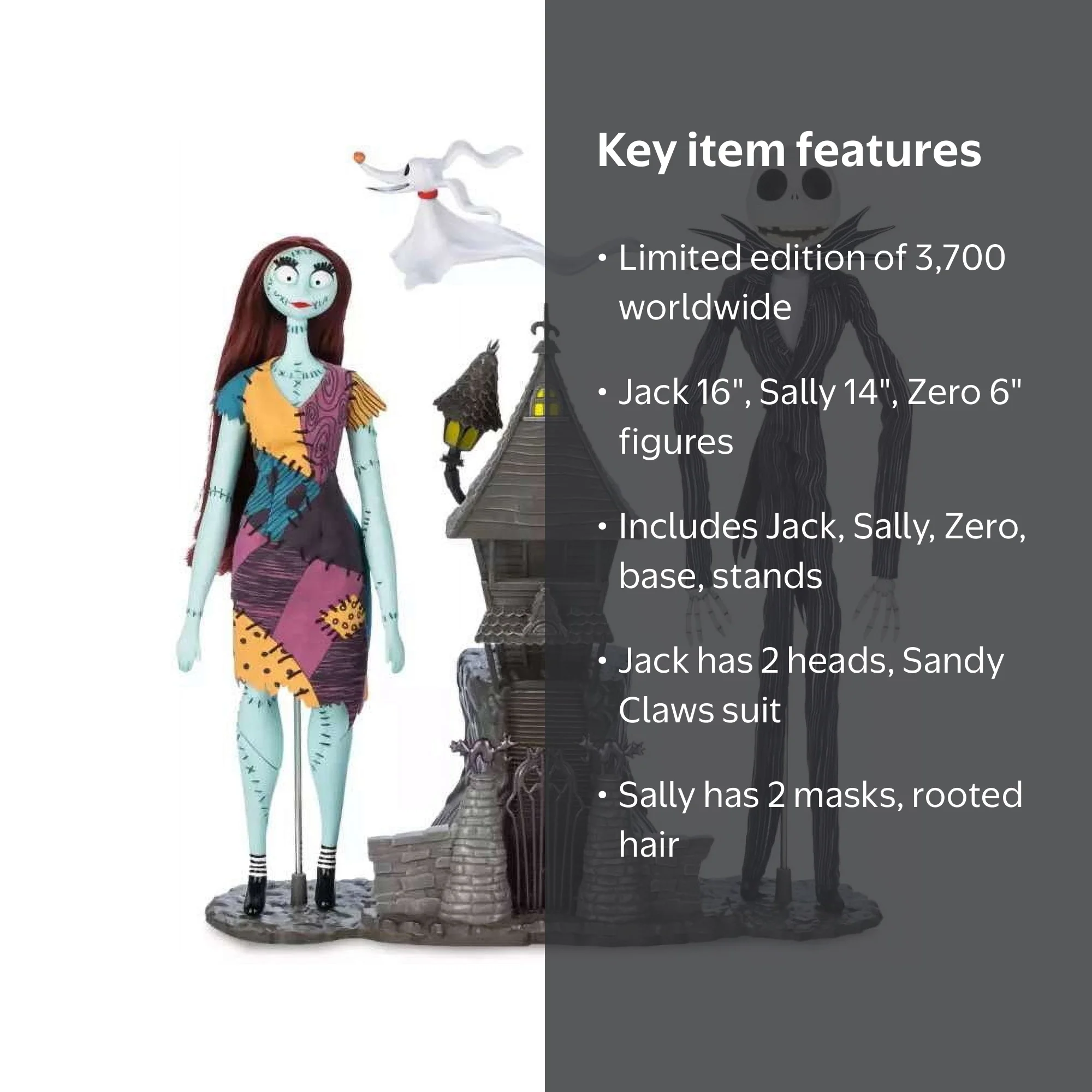 Disney The Nightmare Before Christmas 30th Jack Sally Limited