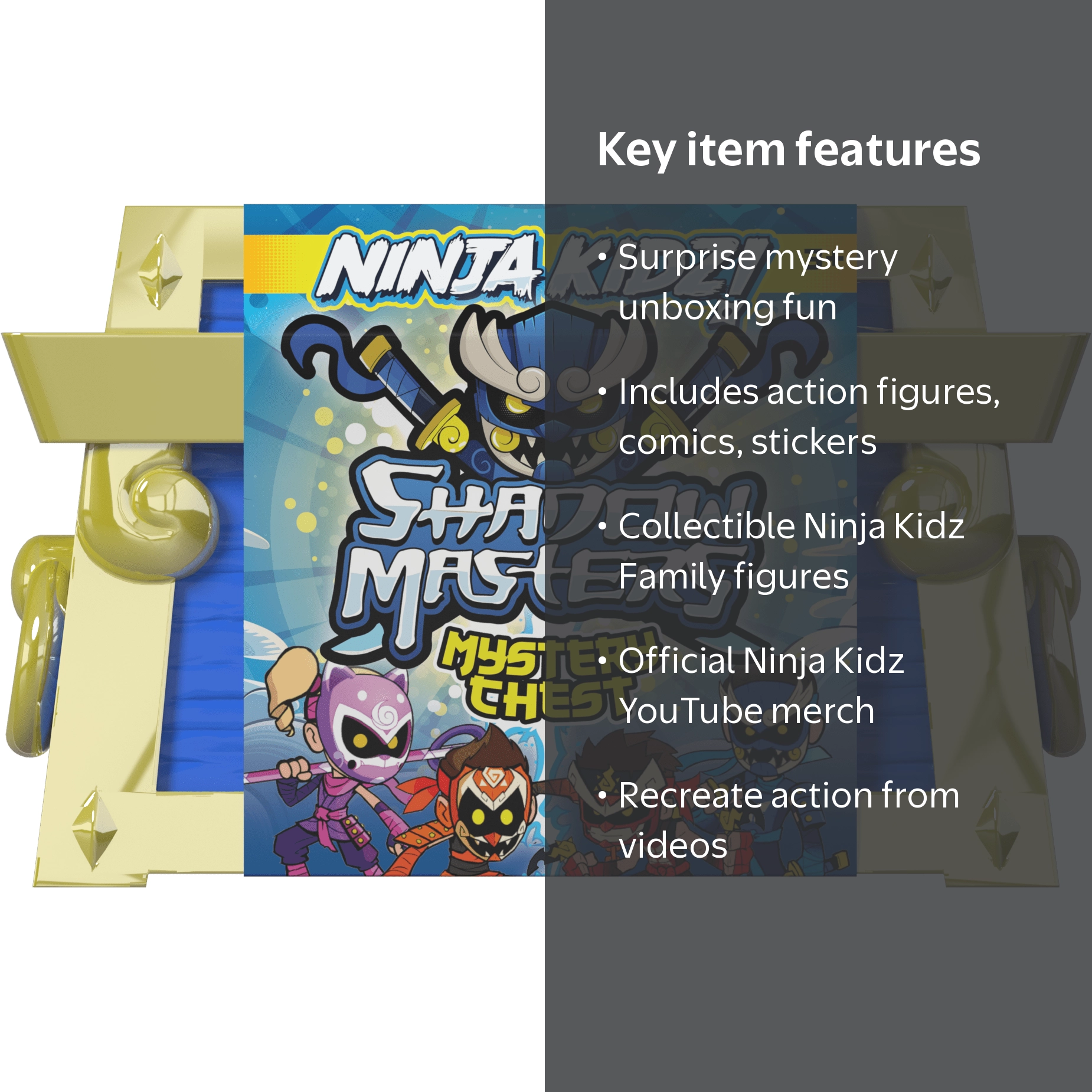 Ninja Kidz Shadow Masters Mystery Chest - Walmart.com