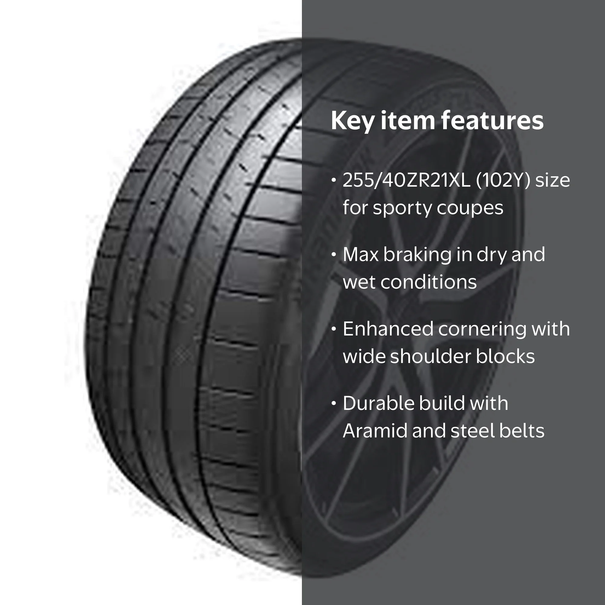 Hankook Ventus S1 evo Z K129 * 255/40ZR21XL (102Y) - Walmart.com