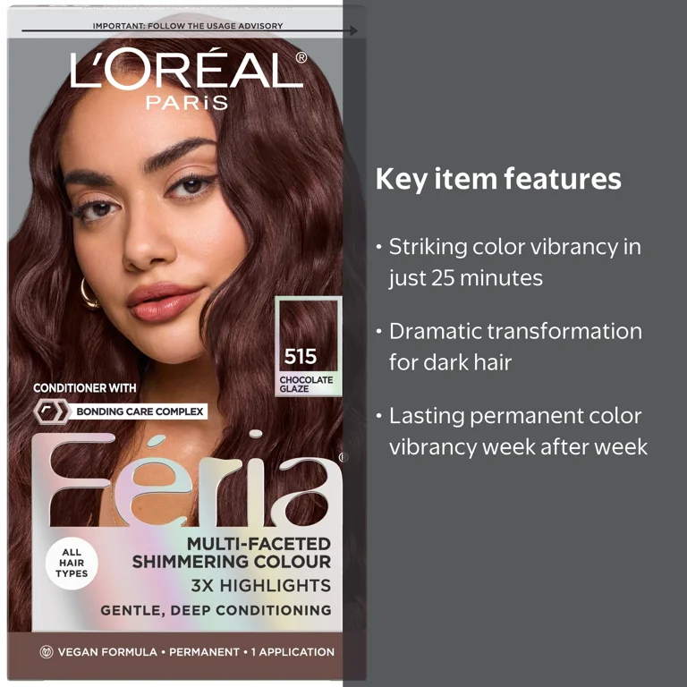 L'Oreal Paris Feria Multi-Faceted Shimmering Permanent Hair Color
