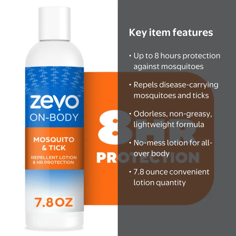 Zevo On Body Insect Repellent Lotion, 7.8 oz - Walmart.com