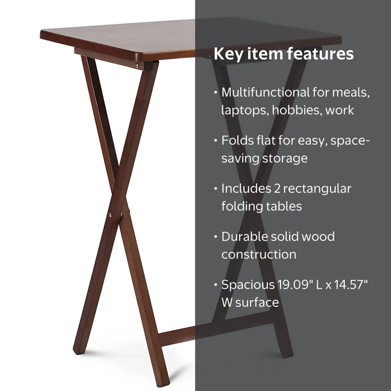 PJ Wood, Folding TV Tray, 19.09