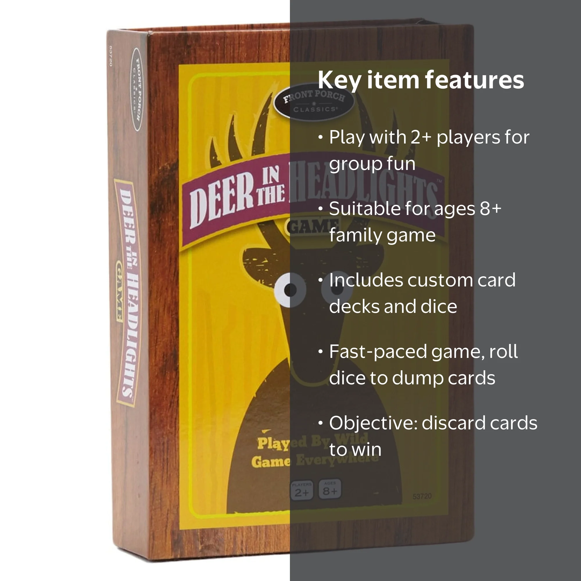 Front Porch Classics, Deer in the Headlights game for 2+ players 8