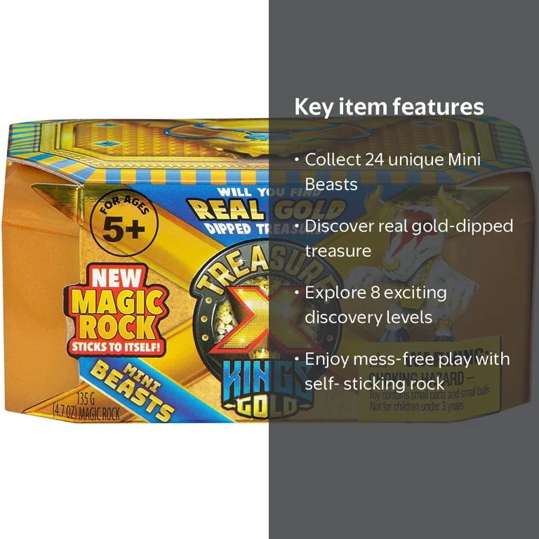 Treasure X Series 3 Kings Gold Mini Beasts Mystery Pack - Walmart.com