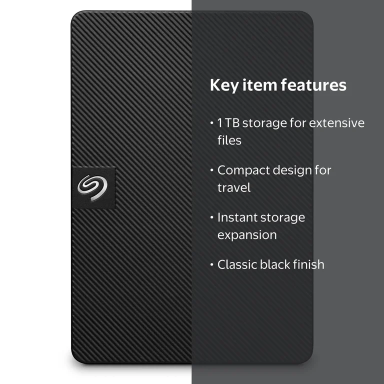 Seagate Expansion STKM1000400 1 TB Portable Hard Drive, External